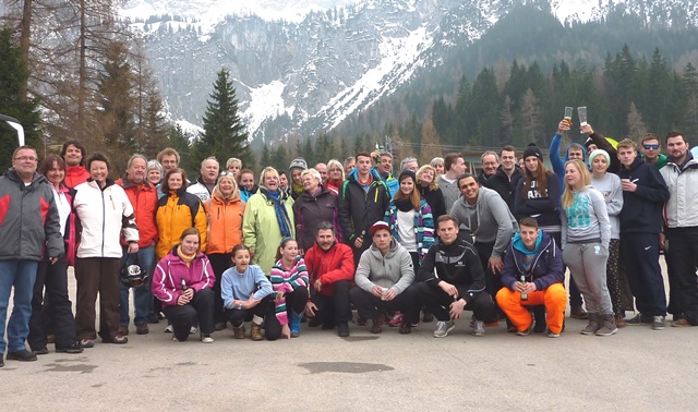 Der Winterausflug des Frohsinn vereinte Jung und Alt, die Skifahrer und Wanderer hatten jede Menge Spaß in Ehrwald