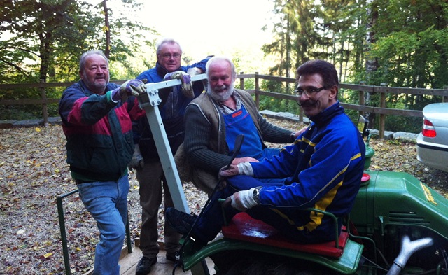 Die fleißigen Helfer vom Frohsinn bei der Kreisputzete