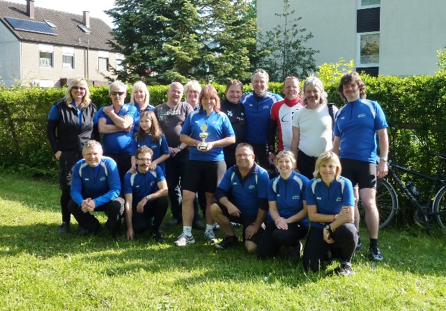 Der 5. Platz mit 1858 Km für die Frohsinnler