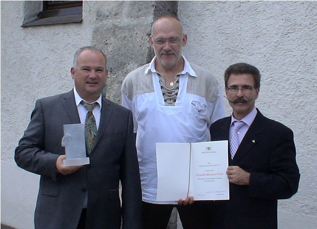 Uwe Lövesz, Dieter Taufer und Saverio Cannatella in Pfullingen